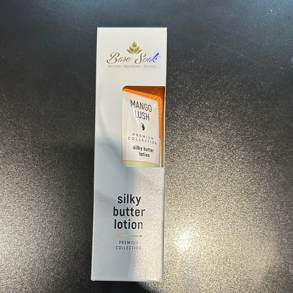 Silky Butter Lotion - Mango Lush - Silver and Orange